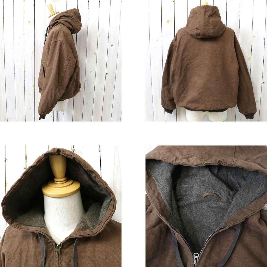Kaptain Sunshine : Cotton Hemp Hoody Jacket (KAKISHIBU)