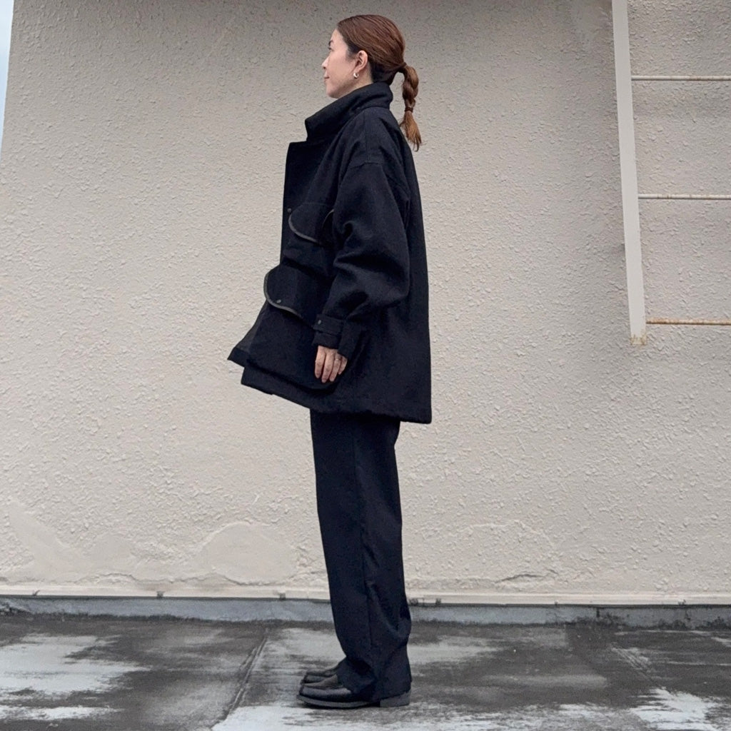 Kaptain Sunshine : Wool Serge Hunter Jacket (TOP NAVY)