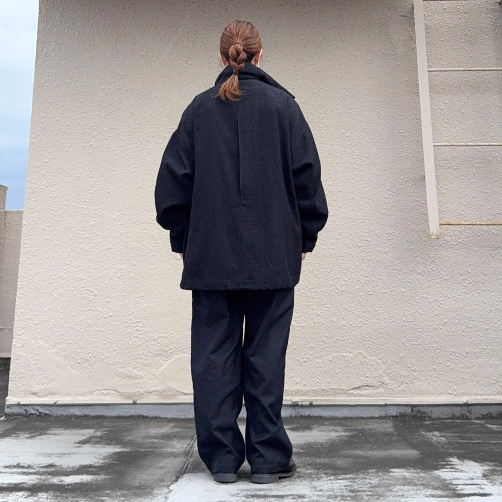 Kaptain Sunshine : Wool Serge Hunter Jacket (TOP NAVY)