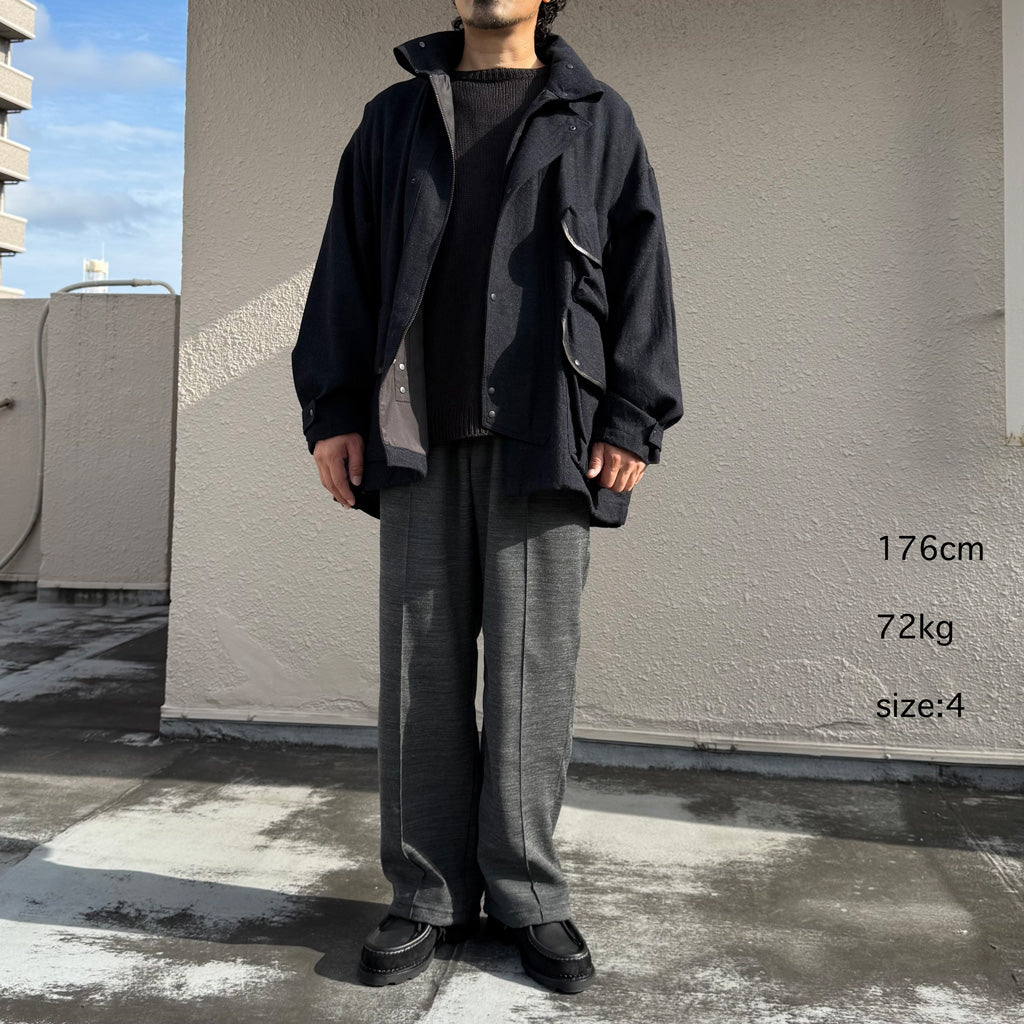 Kaptain Sunshine : Wool Serge Hunter Jacket (TOP NAVY)