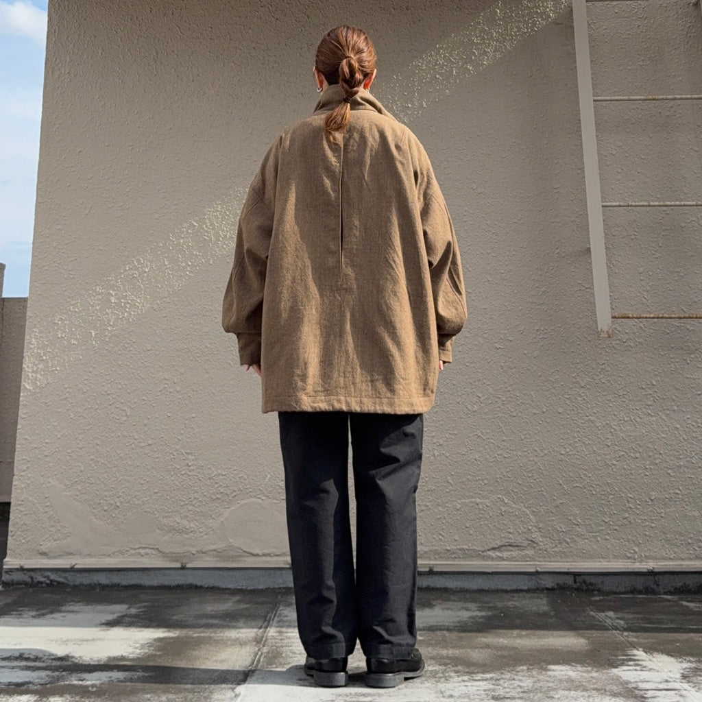 Kaptain Sunshine : Wool Serge Hunter Jacket (TOP CAB BROWN)