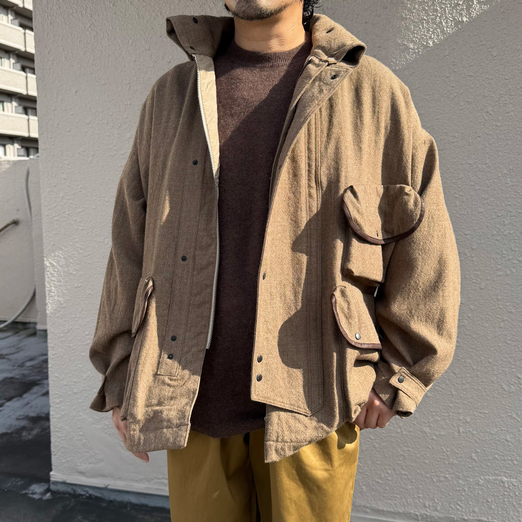 Kaptain Sunshine : Wool Serge Hunter Jacket (TOP CAB BROWN)