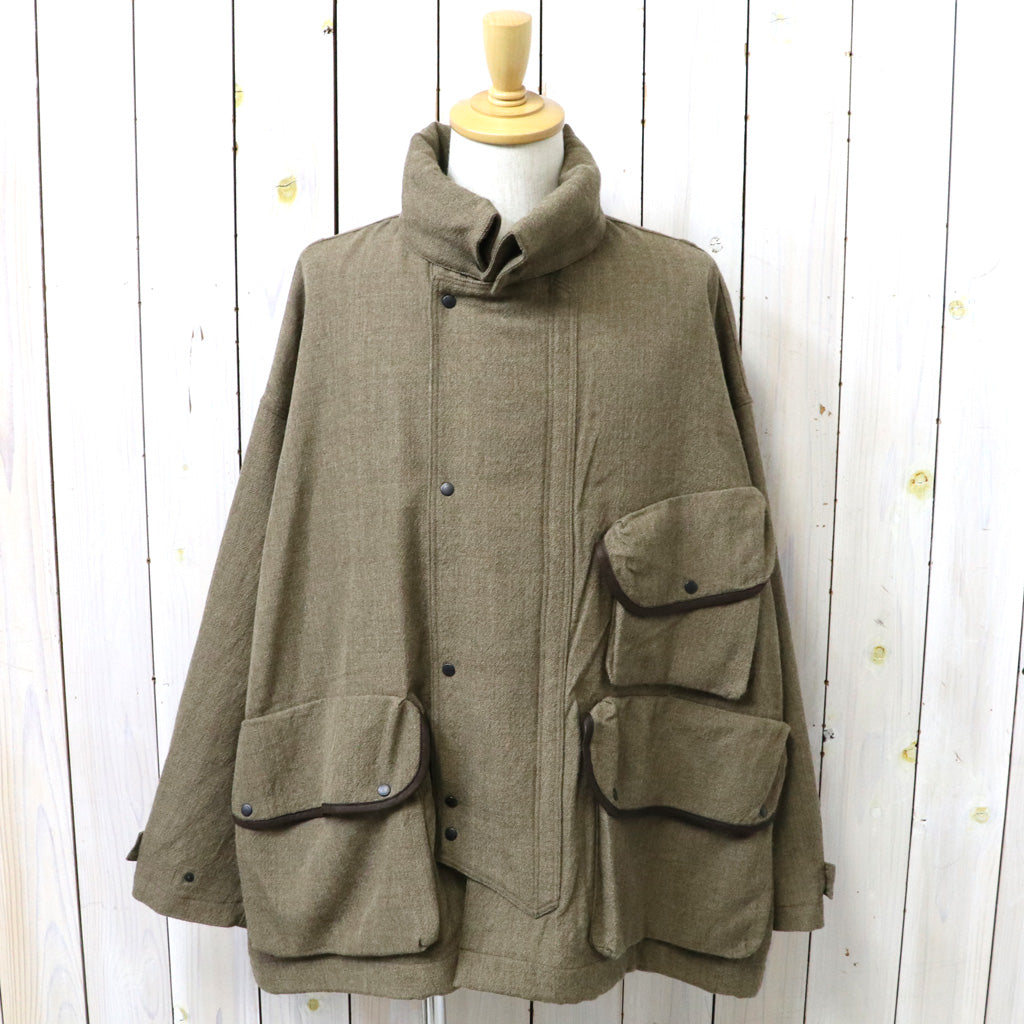 Kaptain Sunshine : Wool Serge Hunter Jacket (TOP CAB BROWN)