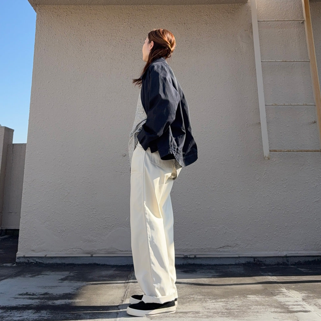 Kaptain Sunshine : Baker Pants (Ecru)