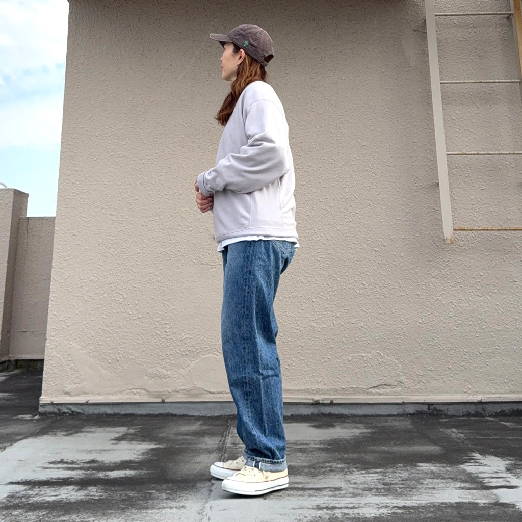 【SALE30%OFF】Kaptain Sunshine : Loopwheel Sweat Crewneck P/O (LILAC)