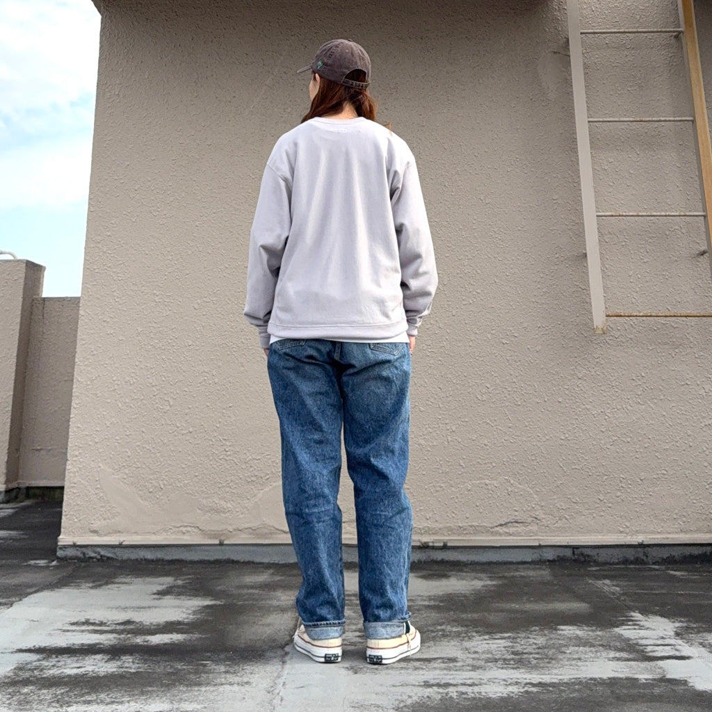 【SALE30%OFF】Kaptain Sunshine : Loopwheel Sweat Crewneck P/O (LILAC)