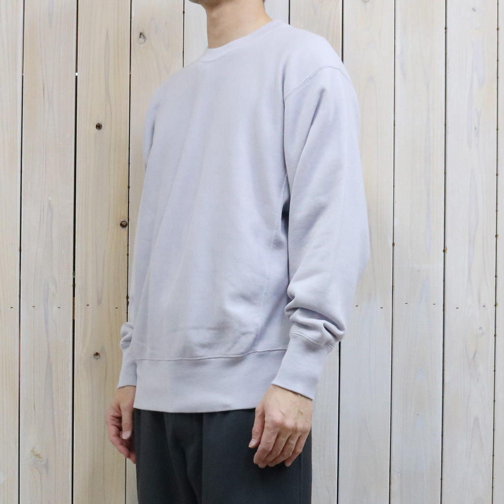 【SALE30%OFF】Kaptain Sunshine : Loopwheel Sweat Crewneck P/O (LILAC)
