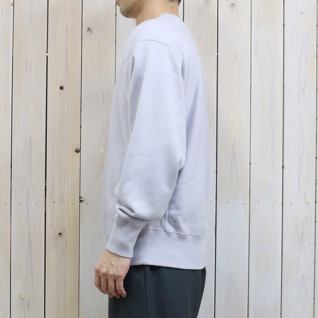 【SALE30%OFF】Kaptain Sunshine : Loopwheel Sweat Crewneck P/O (LILAC)