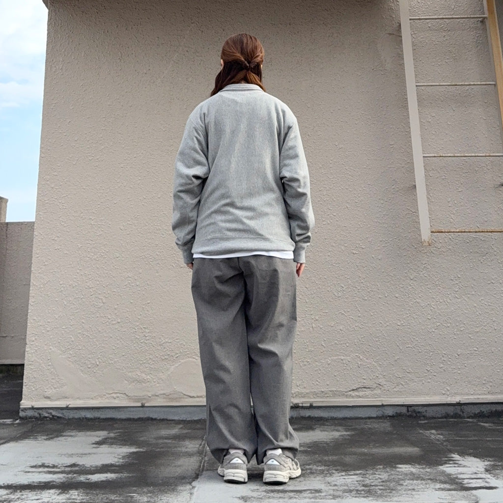 Kaptain Sunshine : Suvin Sweat Halfzip P/O (FEATHER GREY)