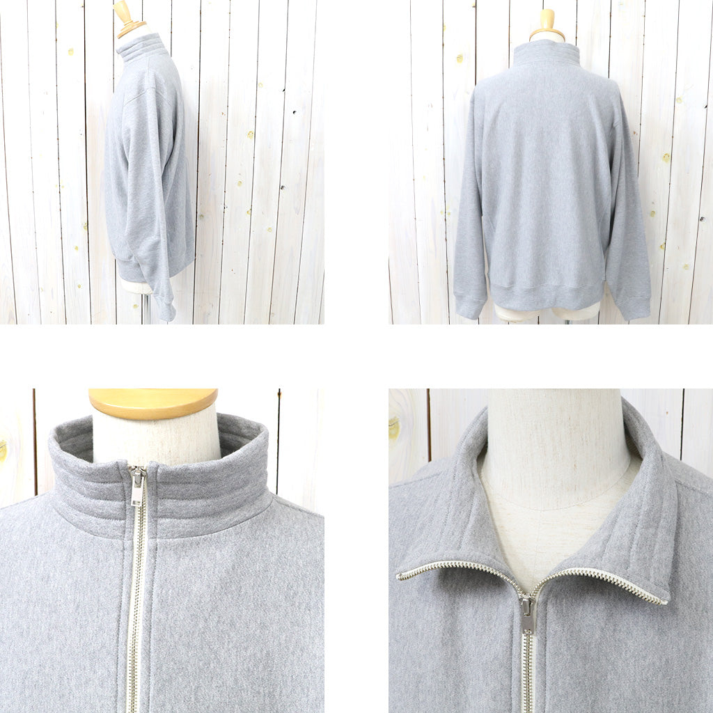 Kaptain Sunshine : Suvin Sweat Halfzip P/O (FEATHER GREY)