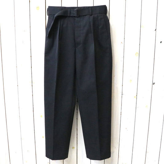 Kaptain Sunshine : Wool Cotton Chino Riviera Pants (BLACK)