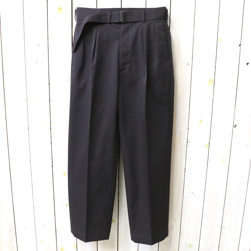 Kaptain Sunshine : Wool Cotton Chino Riviera Pants (BROWN)