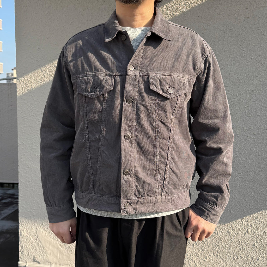 【SALE30%OFF】Kaptain Sunshine : Cotton Corduroy T-3 Jacket (GREY)