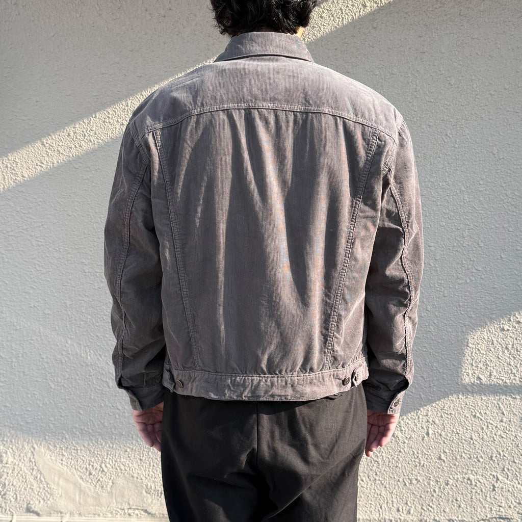Kaptain Sunshine : Cotton Corduroy T-3 Jacket (GREY)