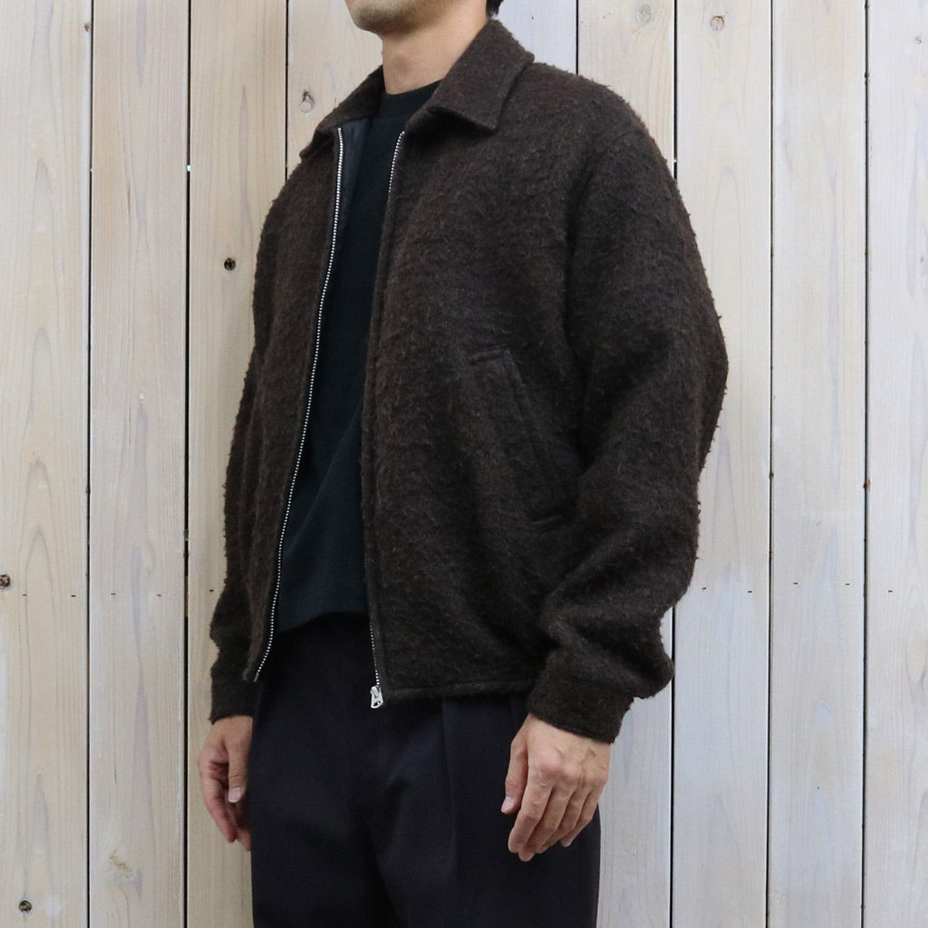 Kaptain Sunshine : Napping Wool Zip Blouson (TOP BROWN)