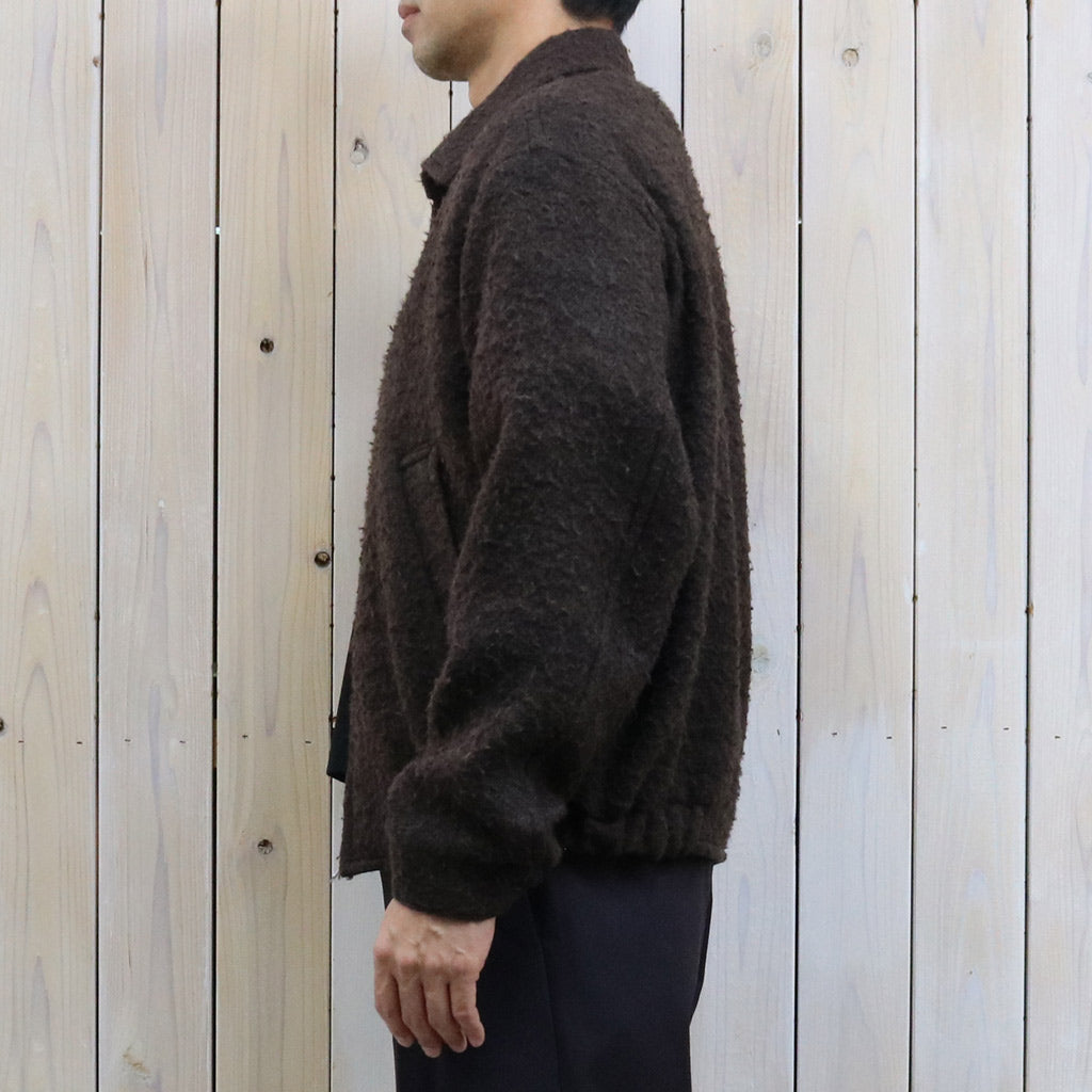 Kaptain Sunshine : Napping Wool Zip Blouson (TOP BROWN)