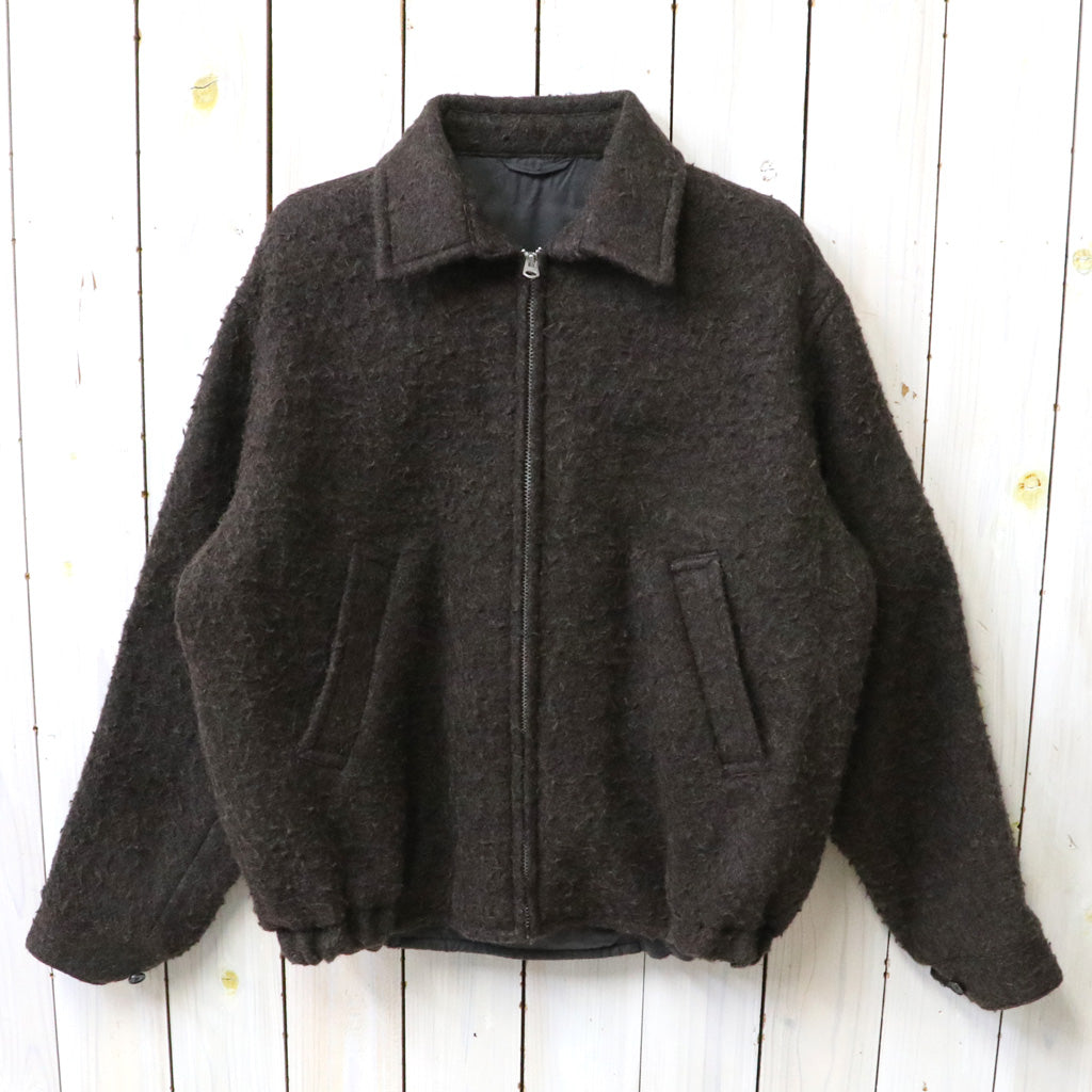 Kaptain Sunshine : Napping Wool Zip Blouson (TOP BROWN)