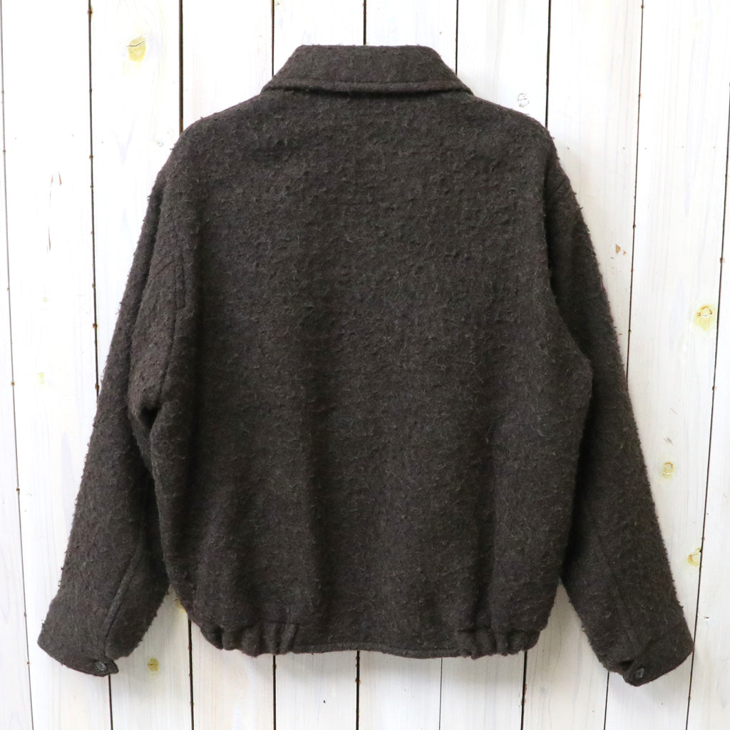 Kaptain Sunshine : Napping Wool Zip Blouson (TOP BROWN)