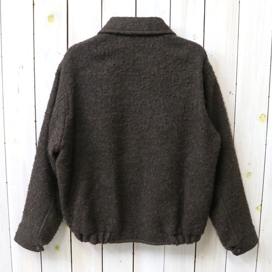 Kaptain Sunshine : Napping Wool Zip Blouson (TOP BROWN)