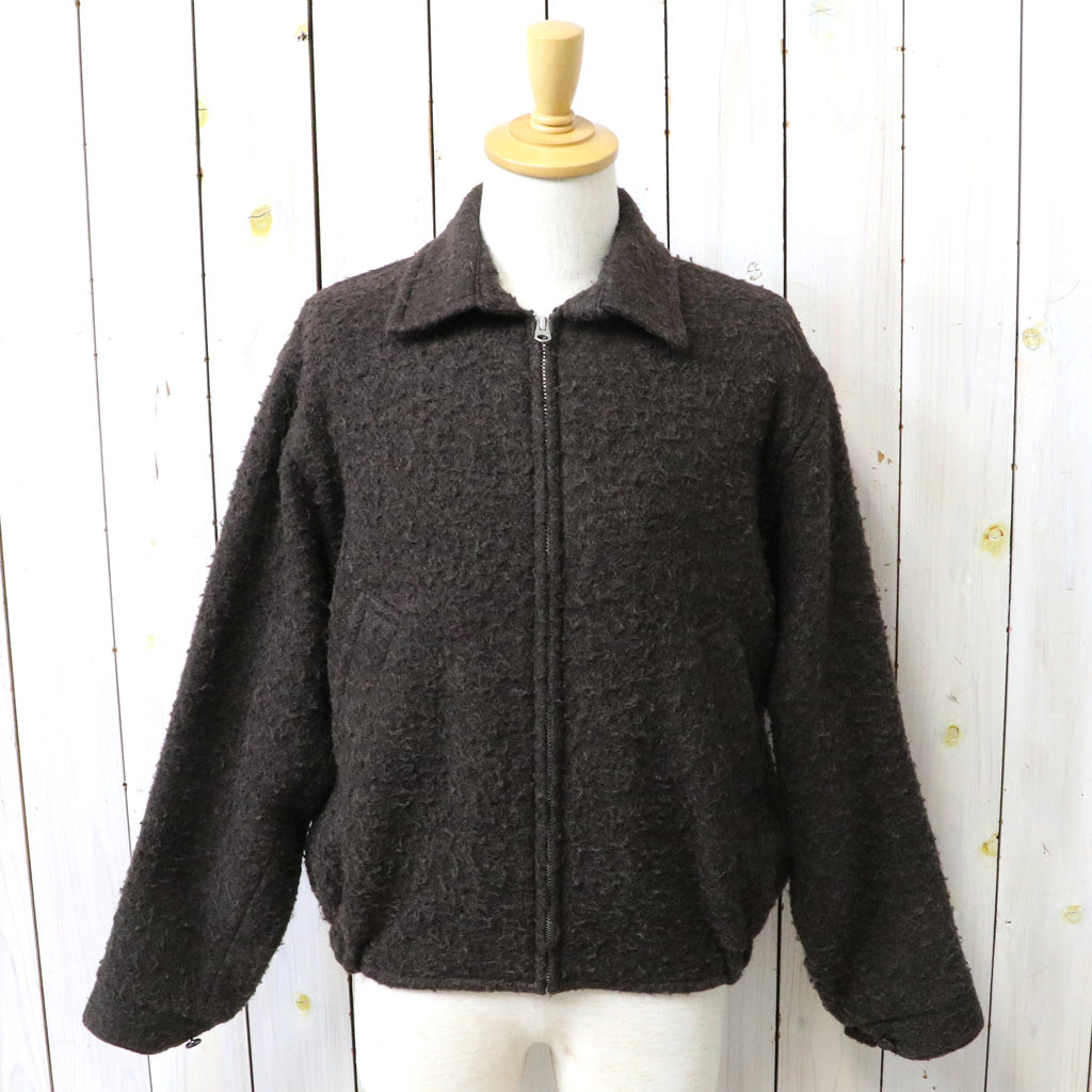 Kaptain Sunshine : Napping Wool Zip Blouson (TOP BROWN)