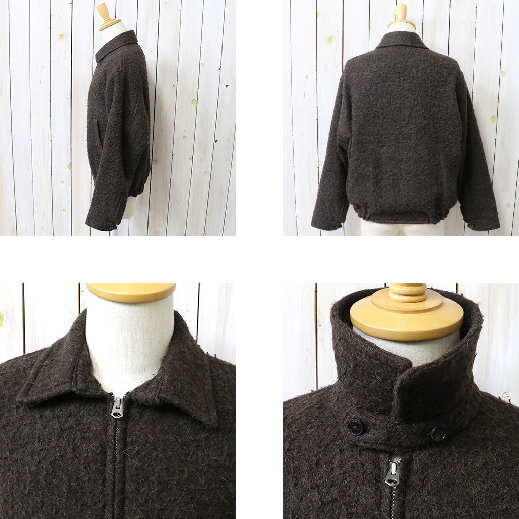 Kaptain Sunshine : Napping Wool Zip Blouson (TOP BROWN)