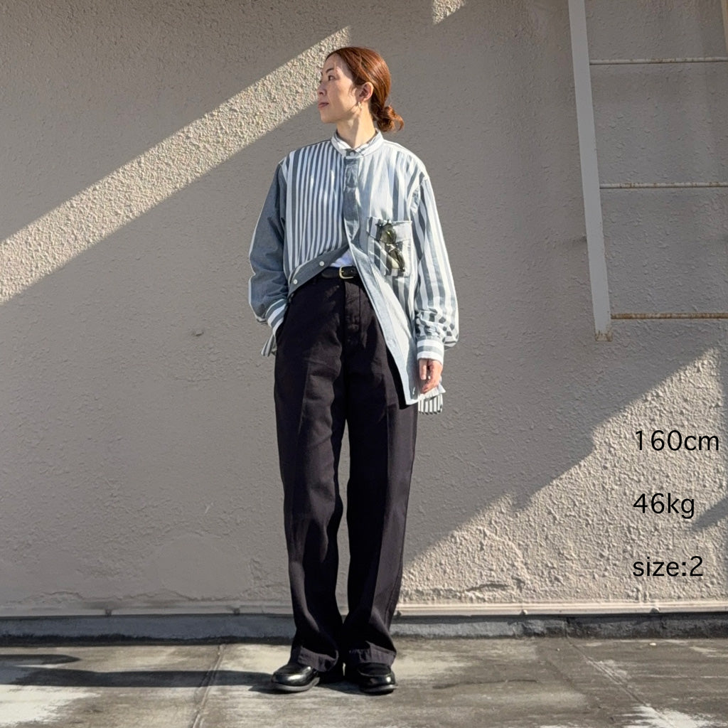 Kaptain Sunshine : Buckleback Trousers (NAVY)