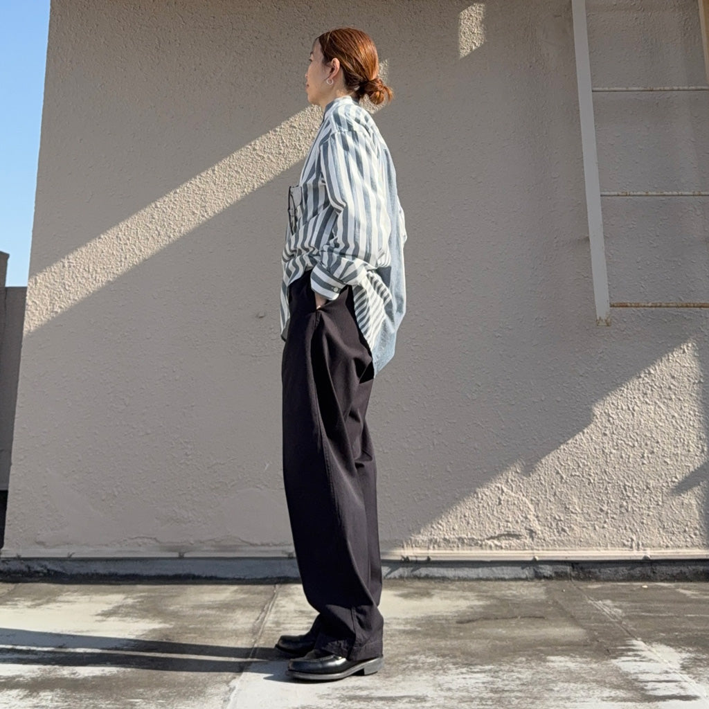 【SALE30%OFF】Kaptain Sunshine : Buckleback Trousers (NAVY)