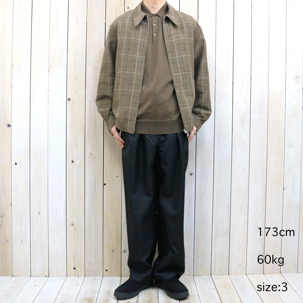 【SALE30%OFF】Kaptain Sunshine : Fly Blouson (BROWN PLAID)