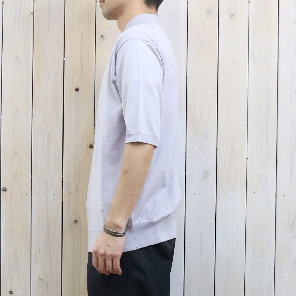 Kaptain Sunshine : Cotton Knit Poloshirt (LILAC) – Reggieshop