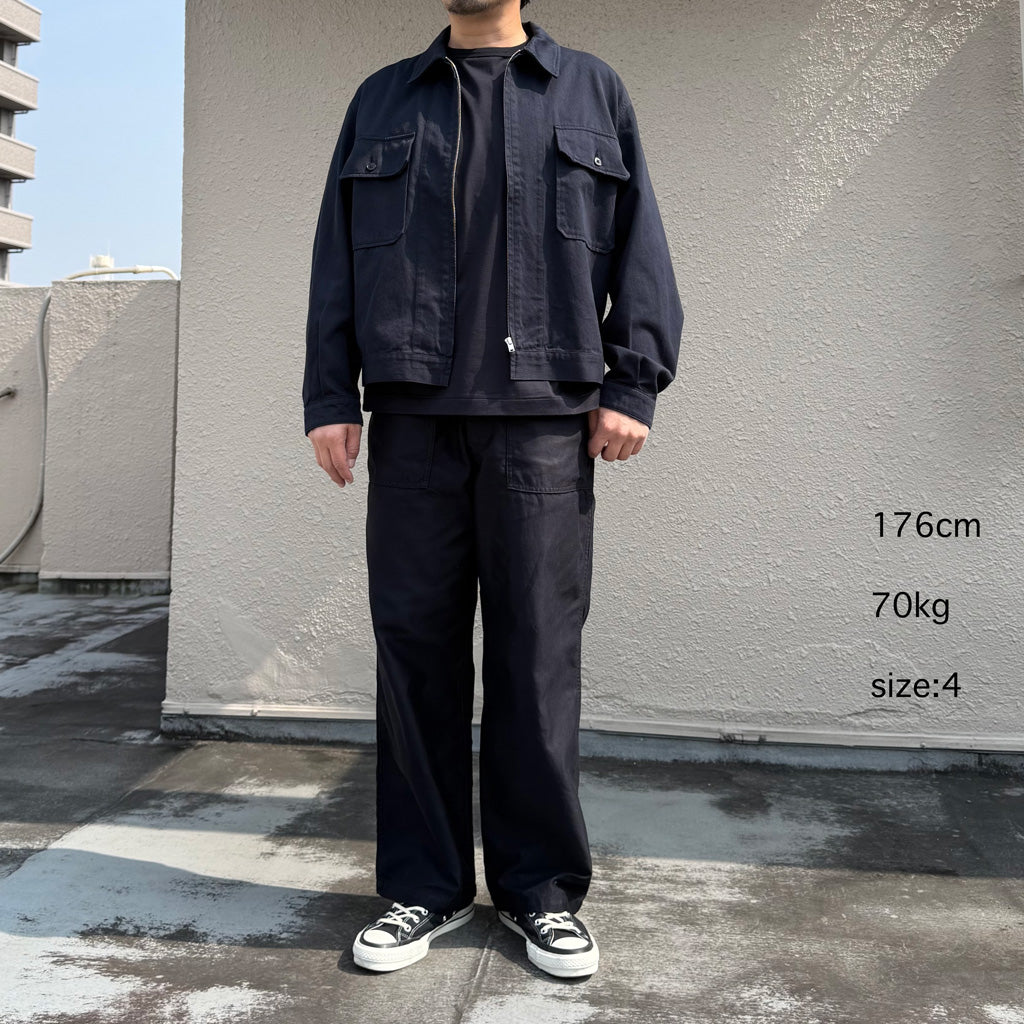 Kaptain Sunshine : Navy Zip Jacket (NAVY)