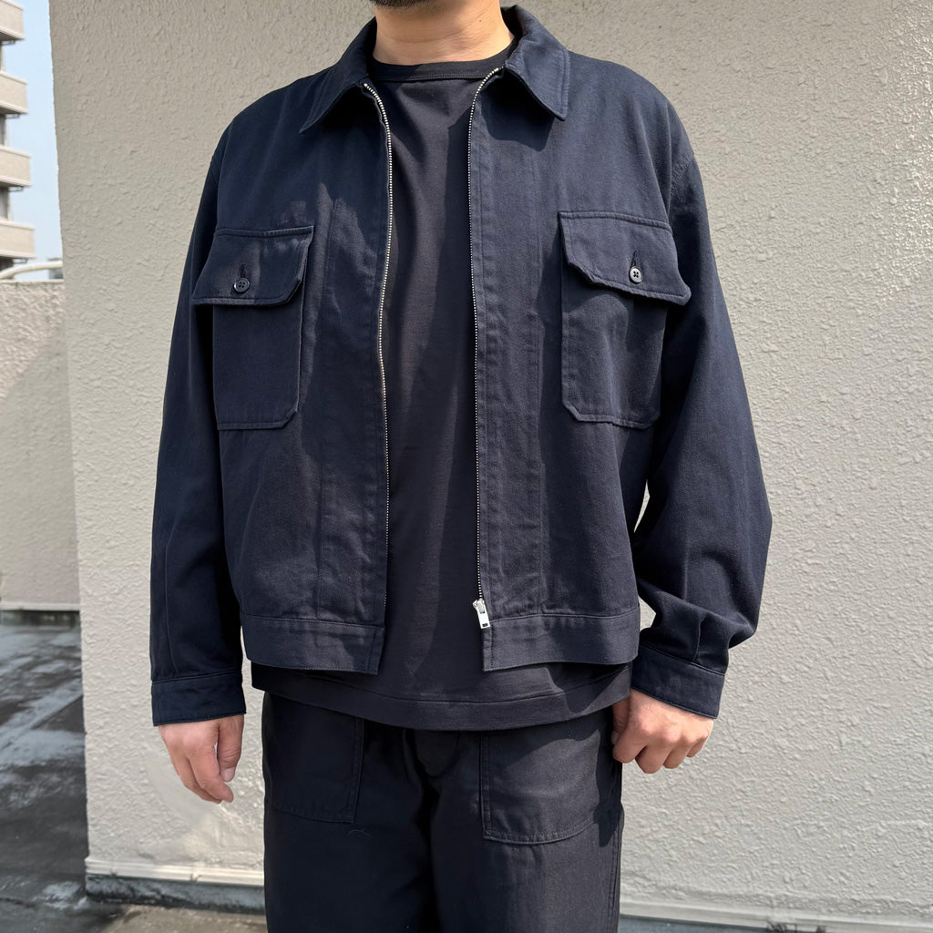 Kaptain Sunshine : Navy Zip Jacket (NAVY)