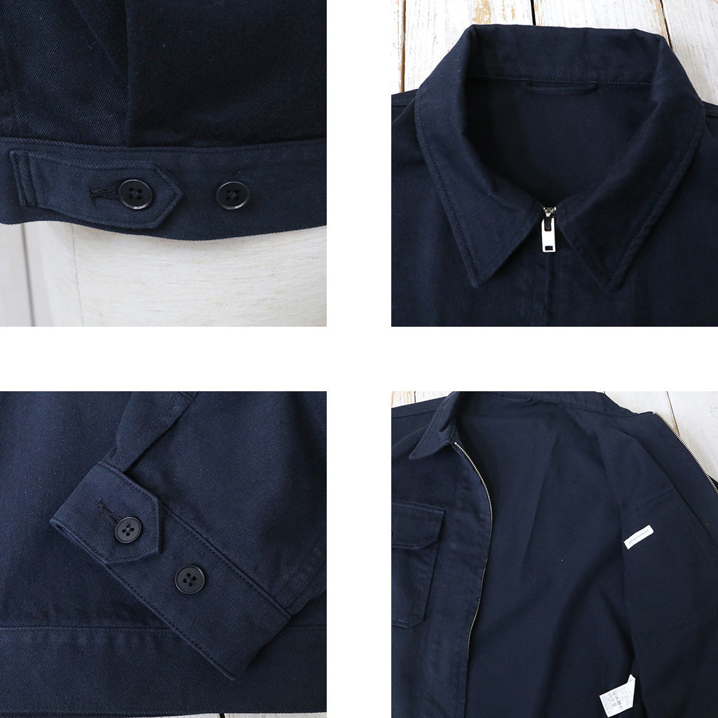 Kaptain Sunshine : Navy Zip Jacket (NAVY)