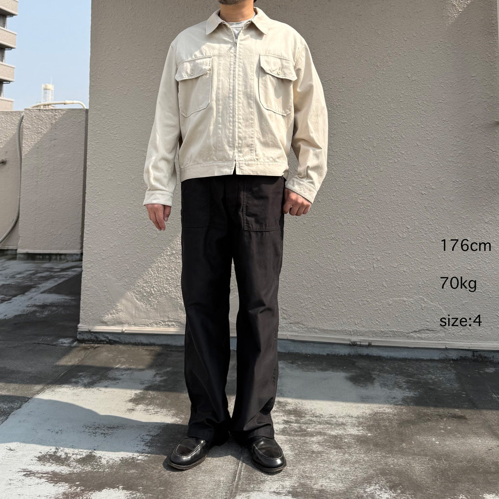 【SALE30%OFF】Kaptain Sunshine : Navy Zip Jacket (ECRU)