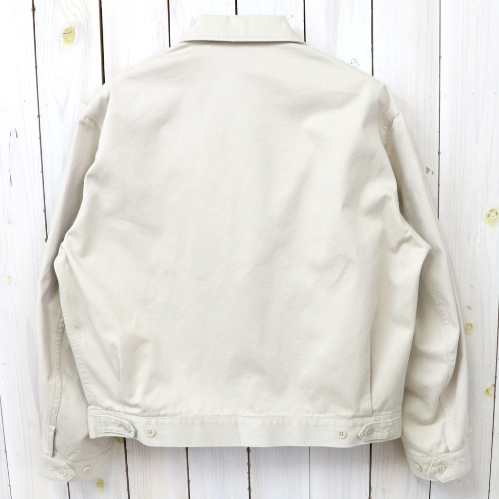 Kaptain Sunshine : Navy Zip Jacket (ECRU)