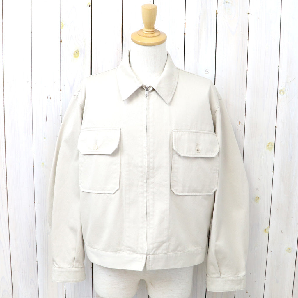 Kaptain Sunshine : Navy Zip Jacket (ECRU)