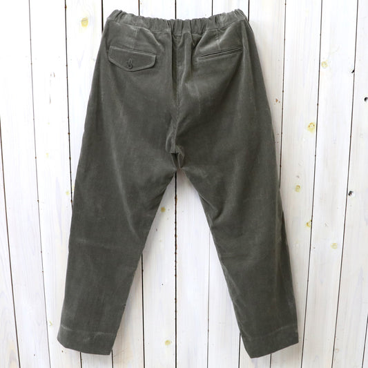 Kaptain Sunshine : Cotton Corduroy Easy Trousers (BROWN)