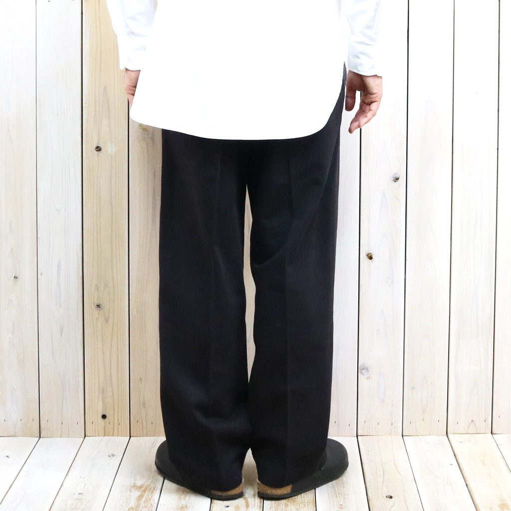 Kaptain Sunshine : Cotton Drill Officer Pants (BLACK)