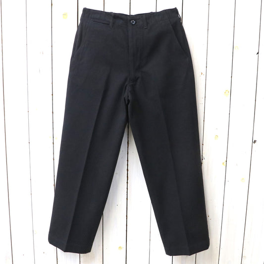 Kaptain Sunshine : Cotton Drill Officer Pants (BLACK)