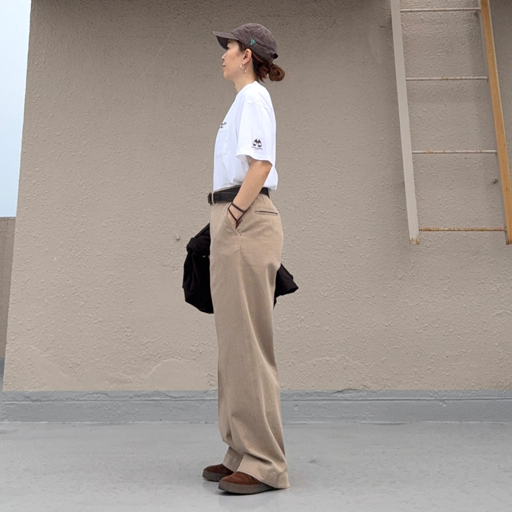 Kaptain Sunshine : Cotton Drill Officer Pants (KHAKI)