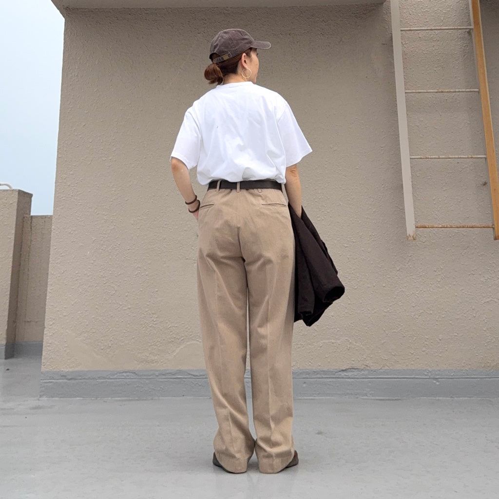Kaptain Sunshine : Cotton Drill Officer Pants (KHAKI)