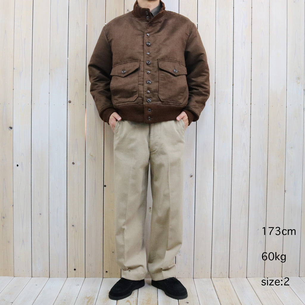 Kaptain Sunshine : Cotton Drill Officer Pants (KHAKI)