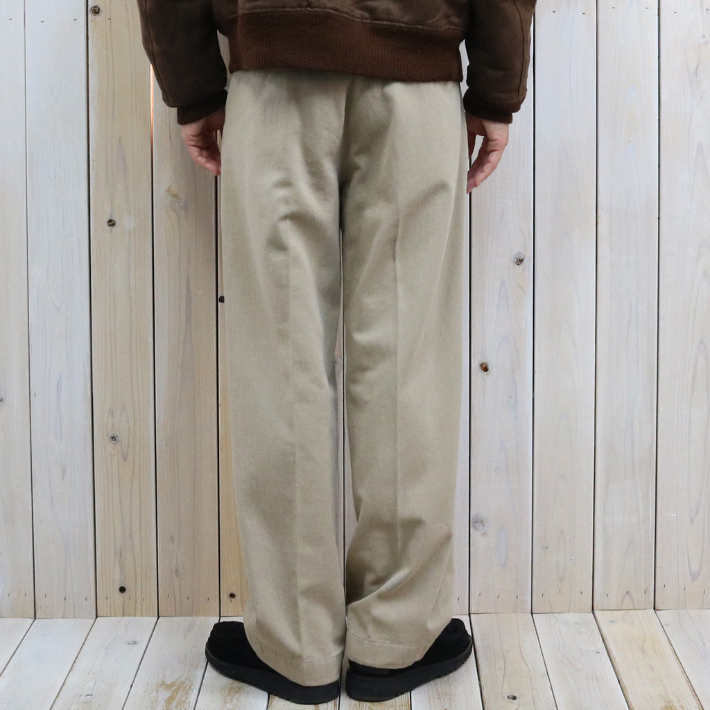 Kaptain Sunshine : Cotton Drill Officer Pants (KHAKI)