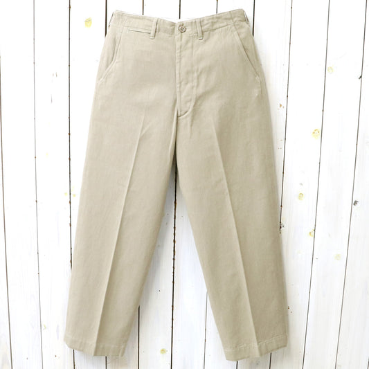 Kaptain Sunshine : Cotton Drill Officer Pants (KHAKI)