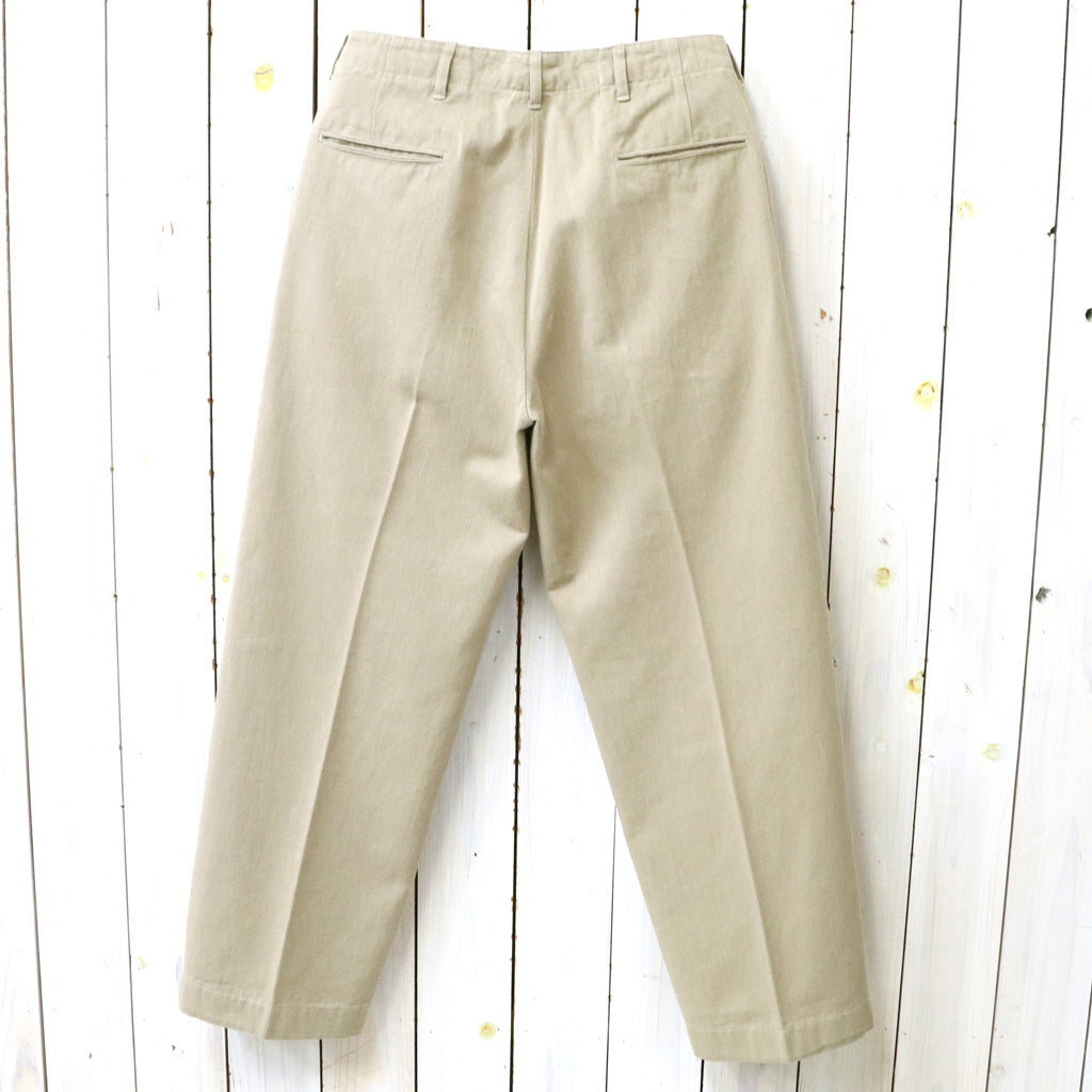 Kaptain Sunshine : Cotton Drill Officer Pants (KHAKI)