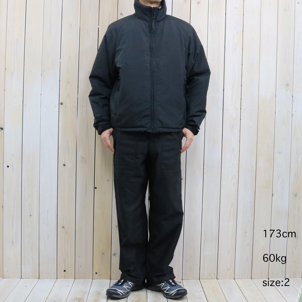 Kaptain Sunshine : Shrink Nylon Puffer Jacket (BLACK)