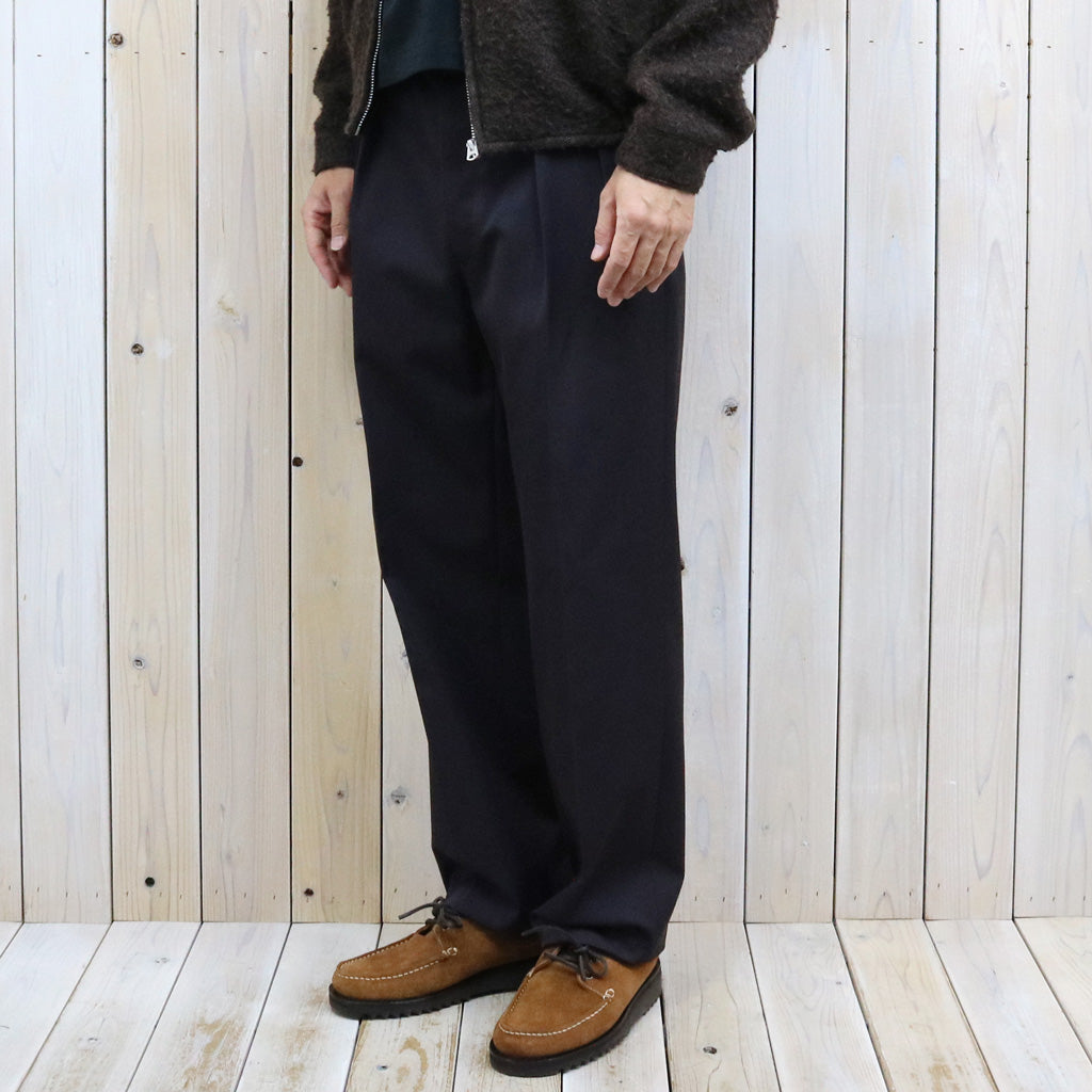 Kaptain Sunshine : Wool Cotton Chino Riviera Pants (BROWN)