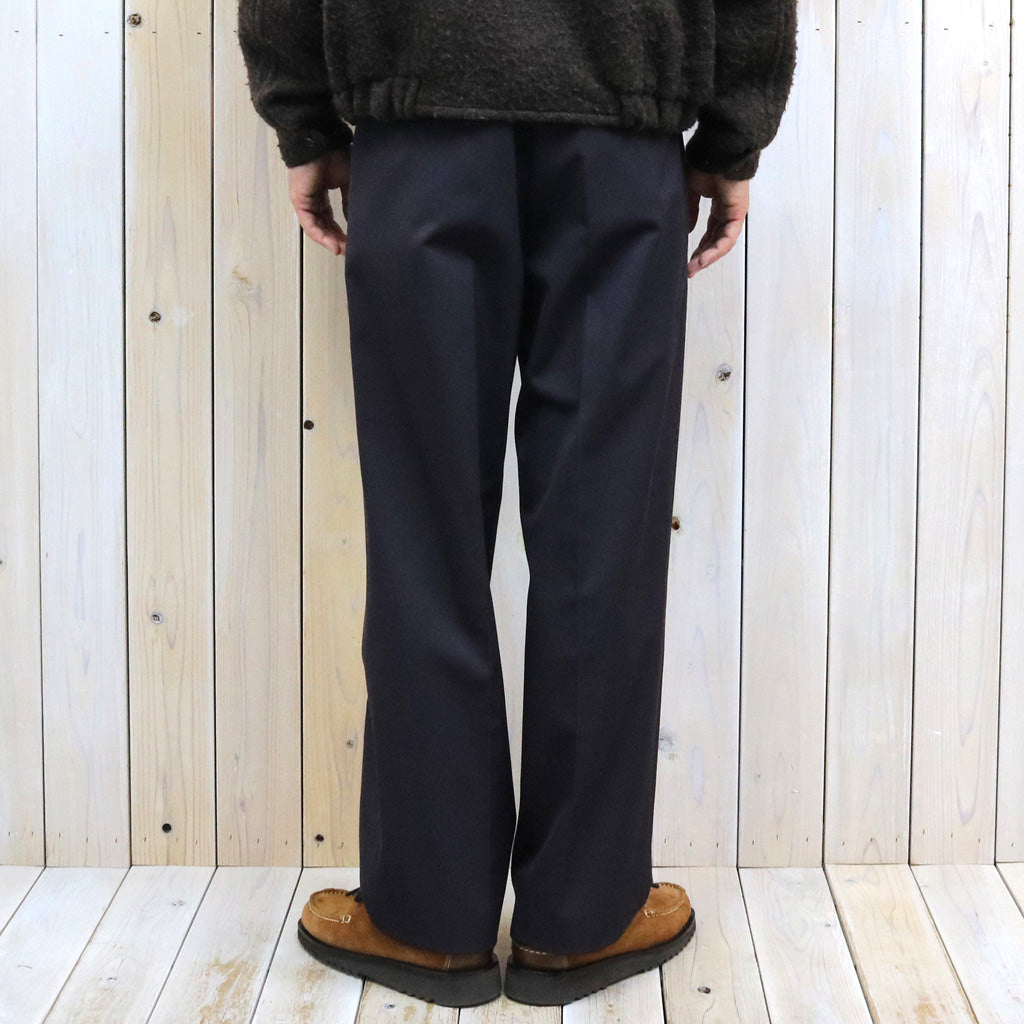 Kaptain Sunshine : Wool Cotton Chino Riviera Pants (BROWN)