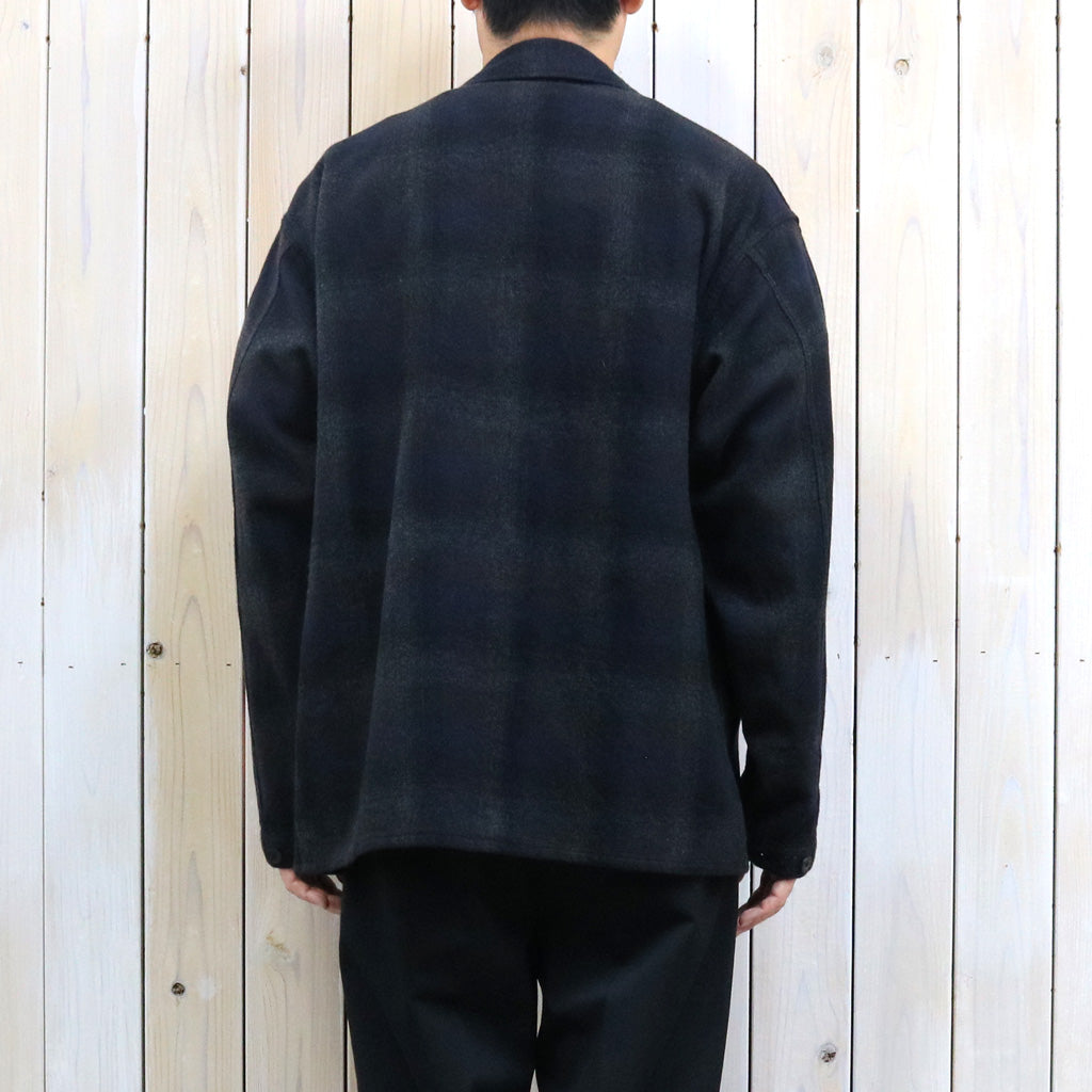 Kaptain Sunshine : Alpaca Wool Field Shirt Jacket