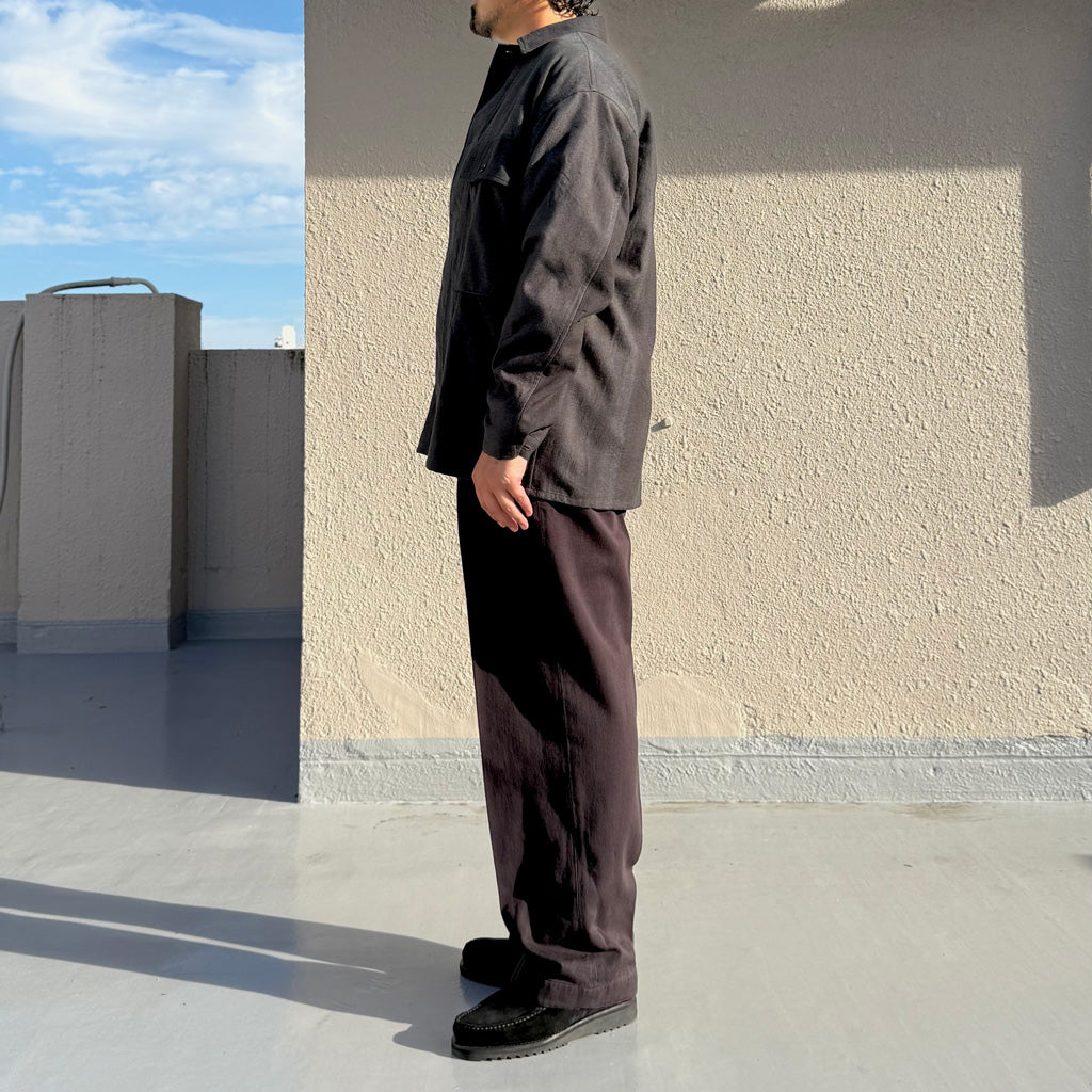 Kaptain Sunshine : Uneven-dyed Gabardine Field Shirt Jacket