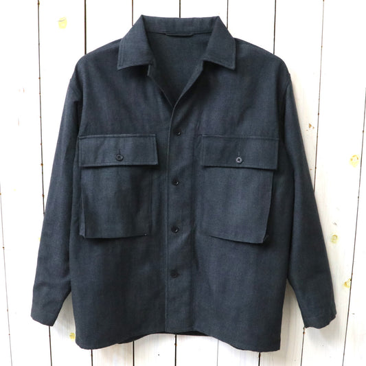 Kaptain Sunshine : Uneven-dyed Gabardine Field Shirt Jacket